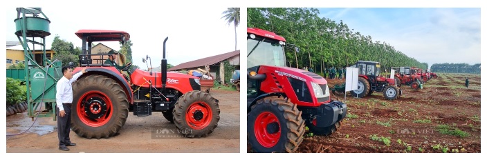 Ngắm máy bay không người lái và dàn máy móc khủng được đưa vào canh tác tại các vườn cao su ở Đông Nai